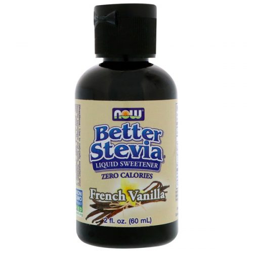 NOW Foods Better Stevia Liquid Sweetener French Vanilla - Hercules ...